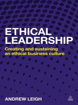 cover image of Ethical Leadership